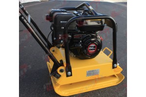  Walk Behind Vibrating Compactor Rammer Asphalt Soil 6.5HP 196cc Engine CT-90L